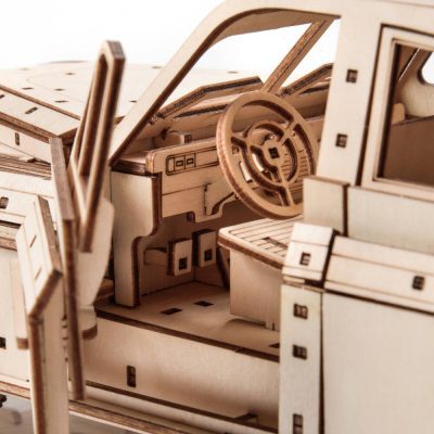 Little Story Drewniane Puzzle 3D FSO Warszawa - Licencjonowany Model Legendarnego Auta - obrazek 2