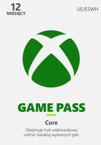 XBOX Game Pass Core Subskrypcja 12 Miesięcy