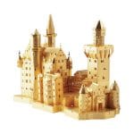 Piececool Metalowy Model 3D – Złoty Zamek Neuschwanstein
