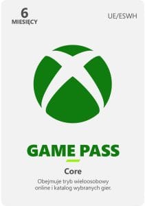 Xbox Game Pass Core 6 Miesięcy Windows 10 /