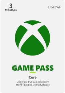 Xbox Game Pass Core 3 Miesiące Windows 10 /
