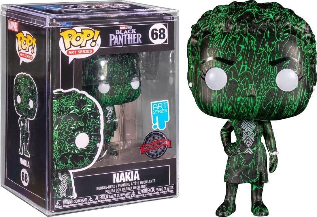 be9c332de00ce0becc1459c06852ca32.jpg Funko POP! Art Series Marvel Black Panther Nakia 68 - obrazek 1