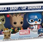 Funko POP! Marvel Happy Holidays Hulk Groot Cap Thanos 4pak SE