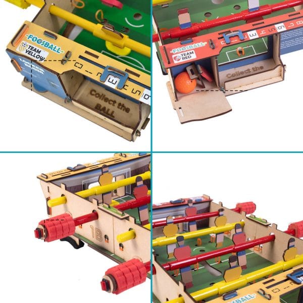 Smartivity Drewniane Mechaniczne Puzzle 3D - Piłkarzyki - obrazek 3