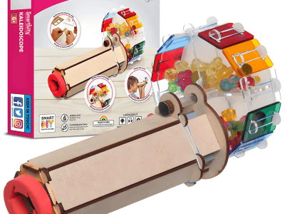 Smartivity Drewniane Mechaniczne Puzzle 3D - Kalejdoskop
