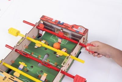 Smartivity Drewniane Mechaniczne Puzzle 3D - Piłkarzyki - obrazek 5