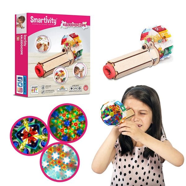 Smartivity Drewniane Mechaniczne Puzzle 3D - Kalejdoskop - obrazek 5