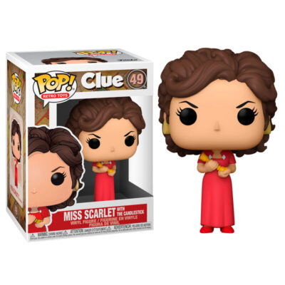 Funko POP! Clue Miss Scarlet with Candlestick 49 figurka