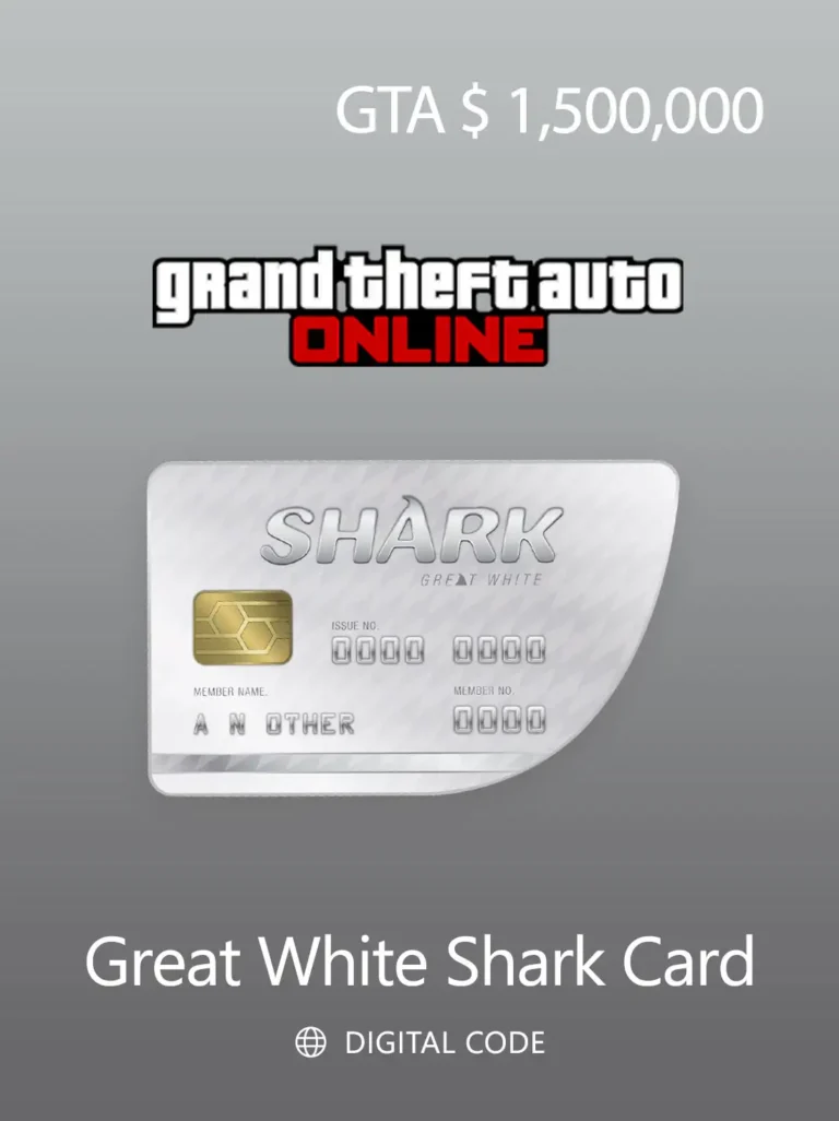 Grand Theft Auto Online - $1,500,000 Great White Shark (PC) Klucz Rockstar Social Club