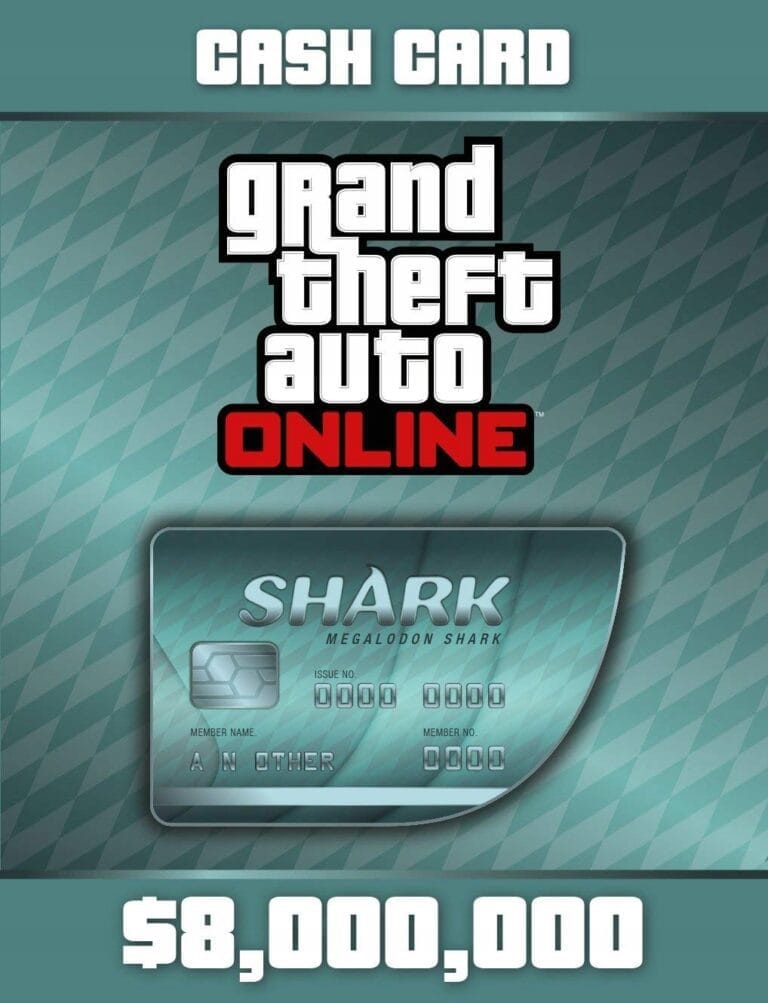 Grand Theft Auto Online - $8,000,000 Cash Card (PC) Klucz Rockstar Social Club