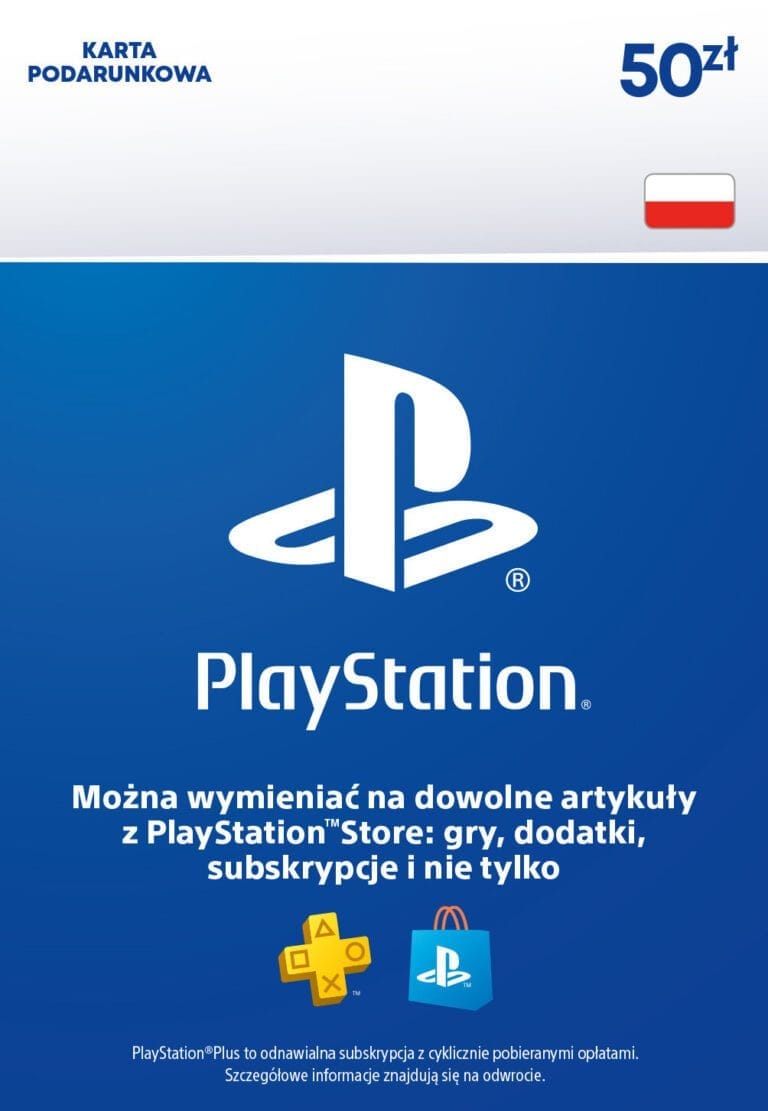 PlayStation Network Card 50 PLN PL - Doładowanie Portfela PSN