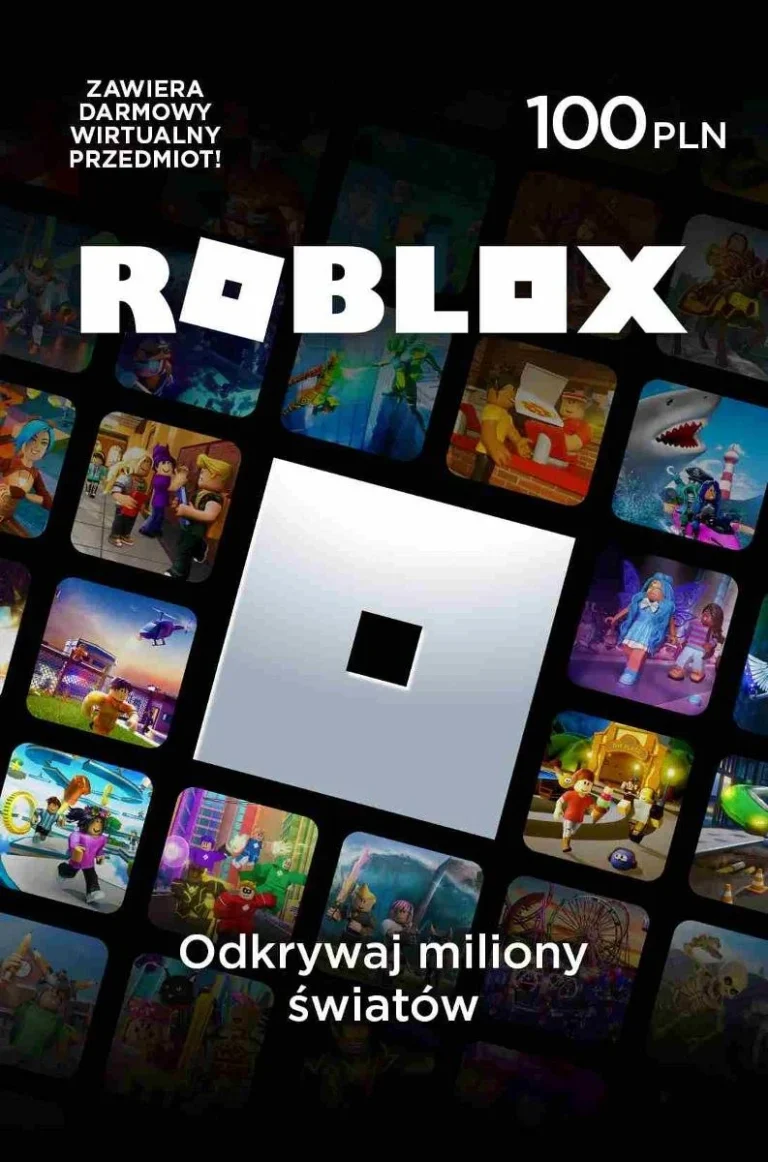 Roblox Gift Card 100 PLN PL - Karta Podarunkowa Kod Cyfrowy