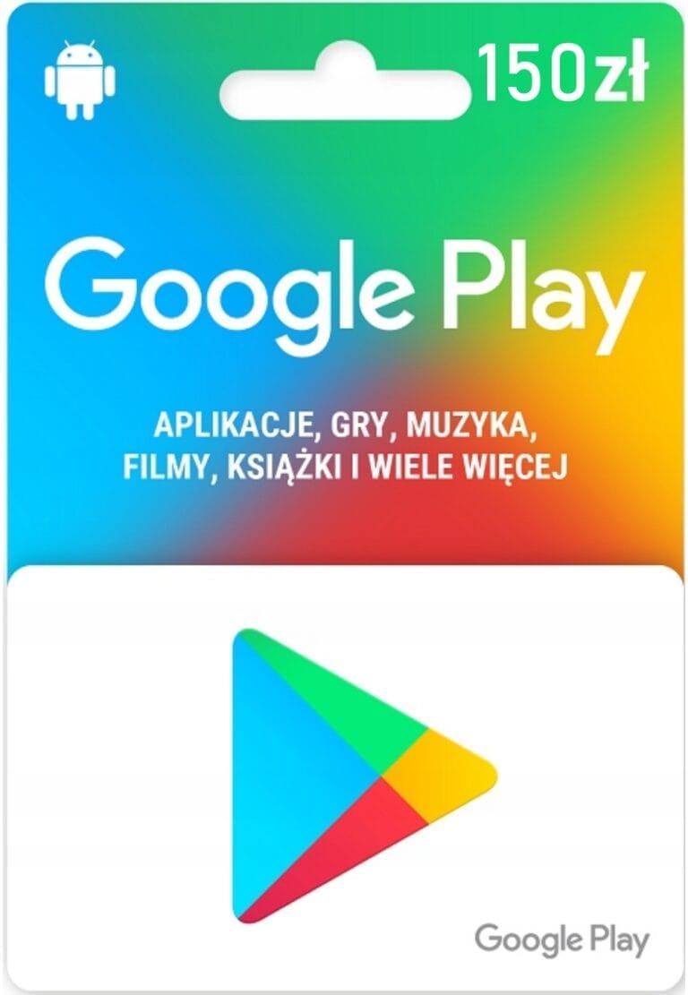 Google Play 150 PLN PL – Karta Podarunkowa Kod Cyfrowy