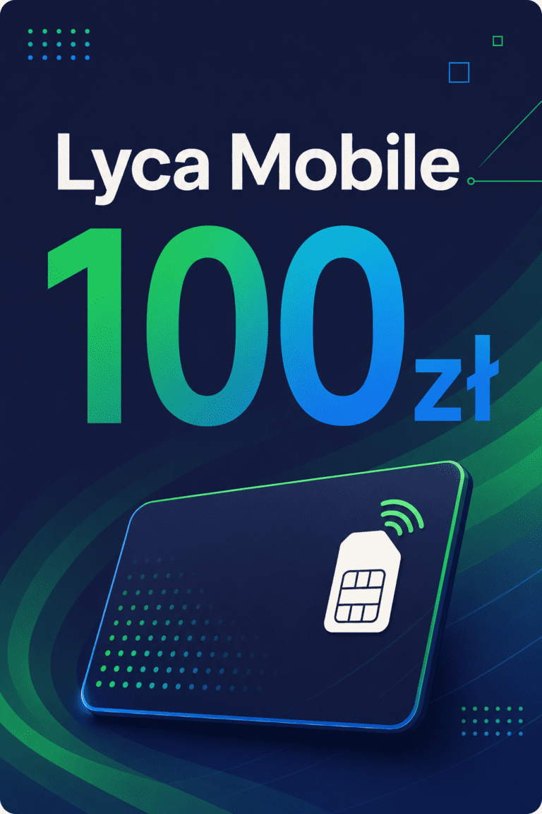 Lyca Mobile 100 PLN PL – Doładowanie Prepaid Kod Cyfrowy