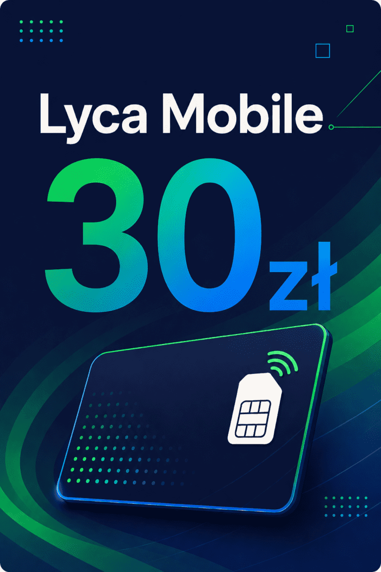 Lyca Mobile 30 PLN PL – Doładowanie Prepaid Kod Cyfrowy