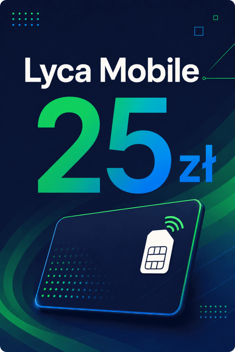 Lyca Mobile 25 PLN PL – Doładowanie Prepaid Kod Cyfrowy