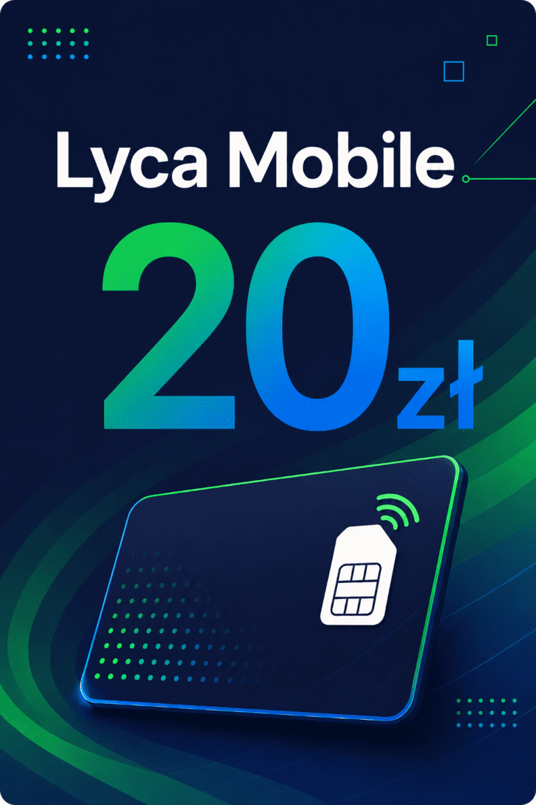 Lyca Mobile 20 PLN PL – Doładowanie Prepaid Kod Cyfrowy