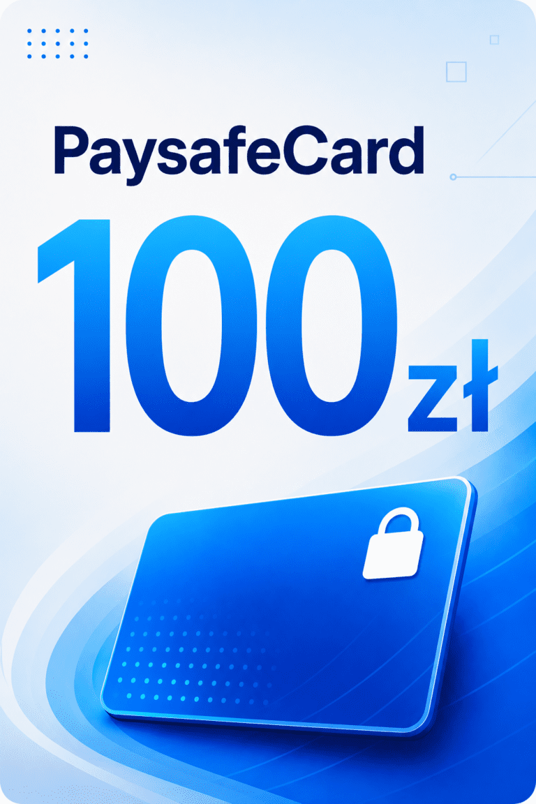 Paysafecard 100 PLN – Doładowanie Prepaid Kod Cyfrowy