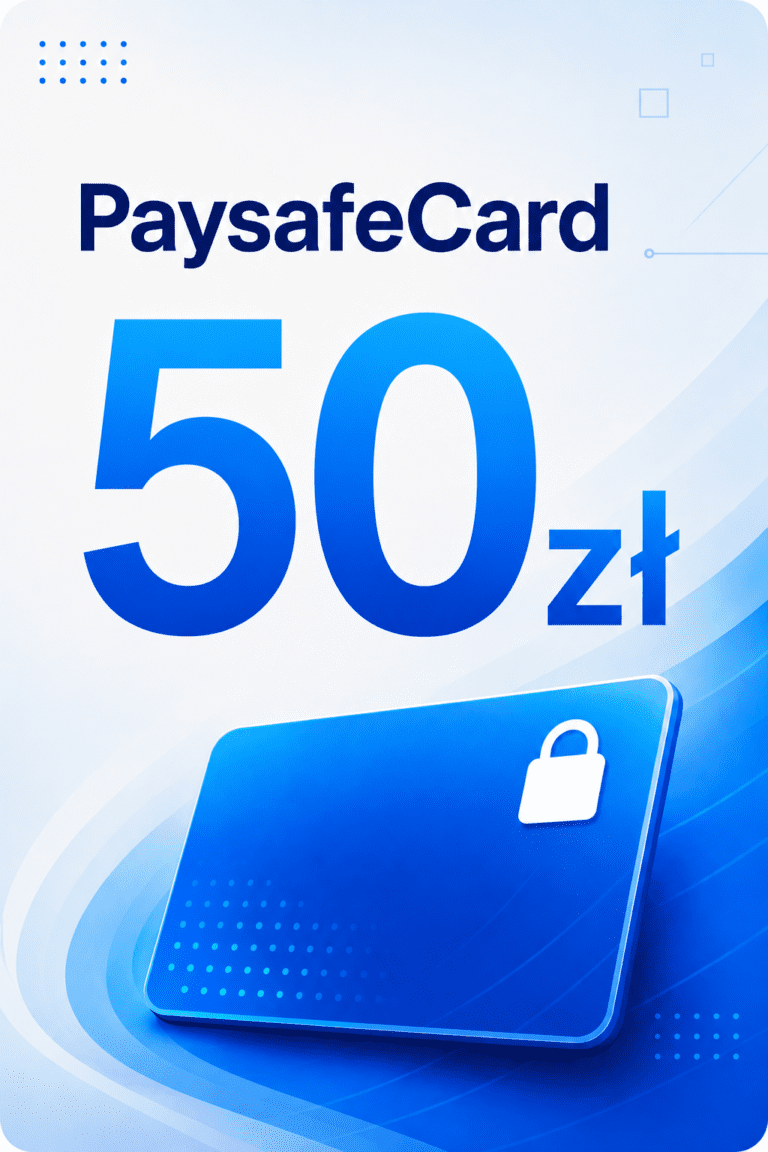Paysafecard 50 PLN – Doładowanie Prepaid Kod Cyfrowy
