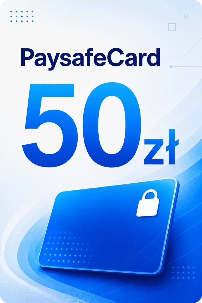 Paysafecard 50 PLN – Doładowanie Prepaid Kod Cyfrowy