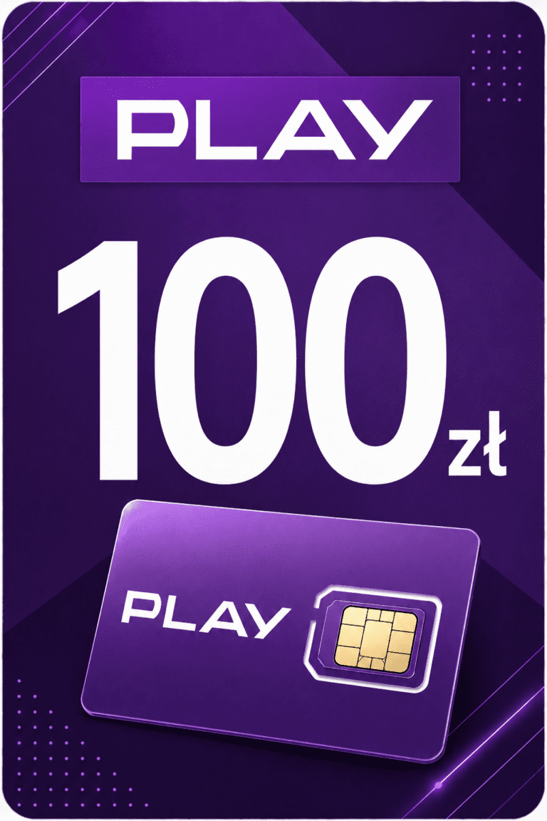 Play 100 PLN PL – Doładowanie Prepaid Kod Cyfrowy