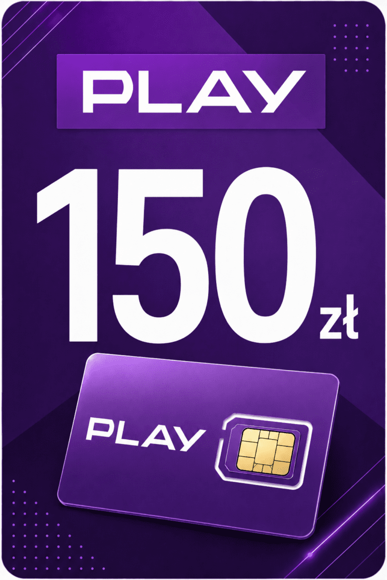 Play 150 PLN PL – Doładowanie Prepaid Kod Cyfrowy