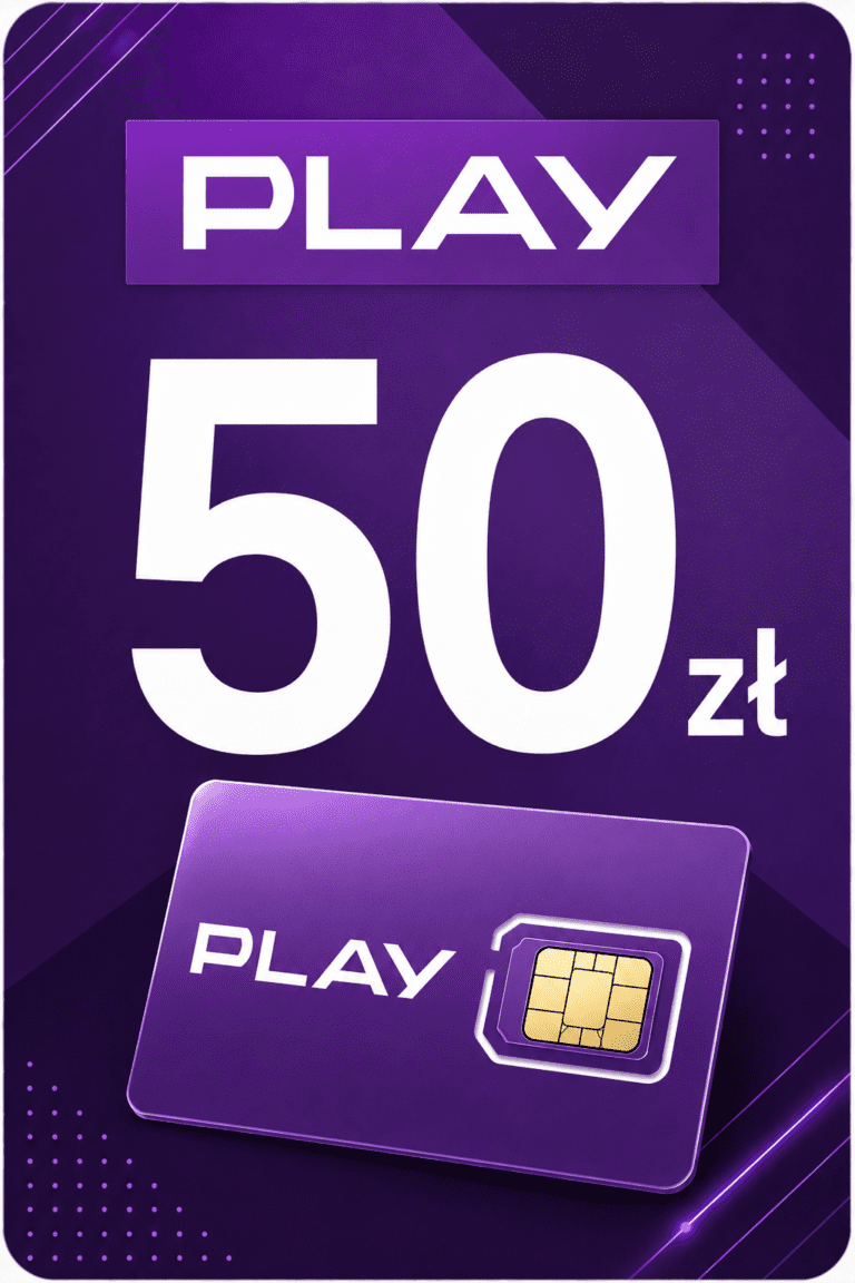 Play 50 PLN PL – Doładowanie Prepaid Kod Cyfrowy