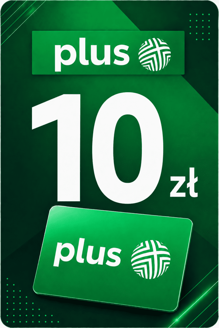 Plus 10 PLN PL - Doładowanie Prepaid Kod Cyfrowy