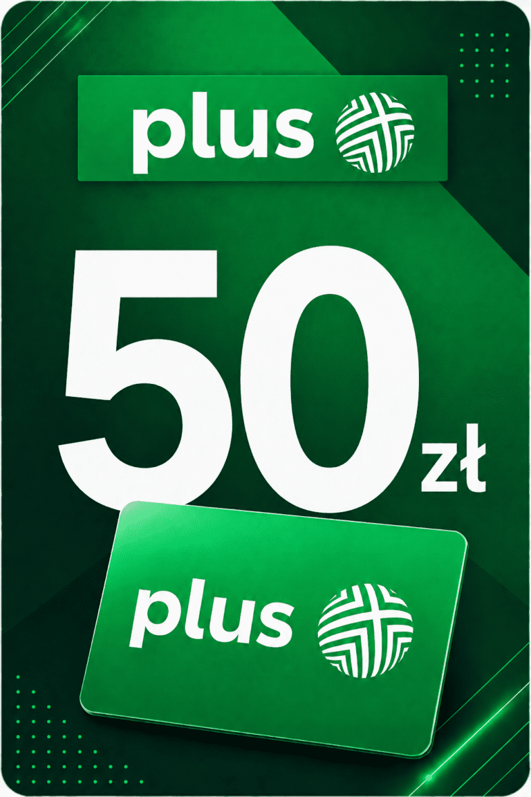 Plus 50 PLN PL – Doładowanie Prepaid Kod Cyfrowy