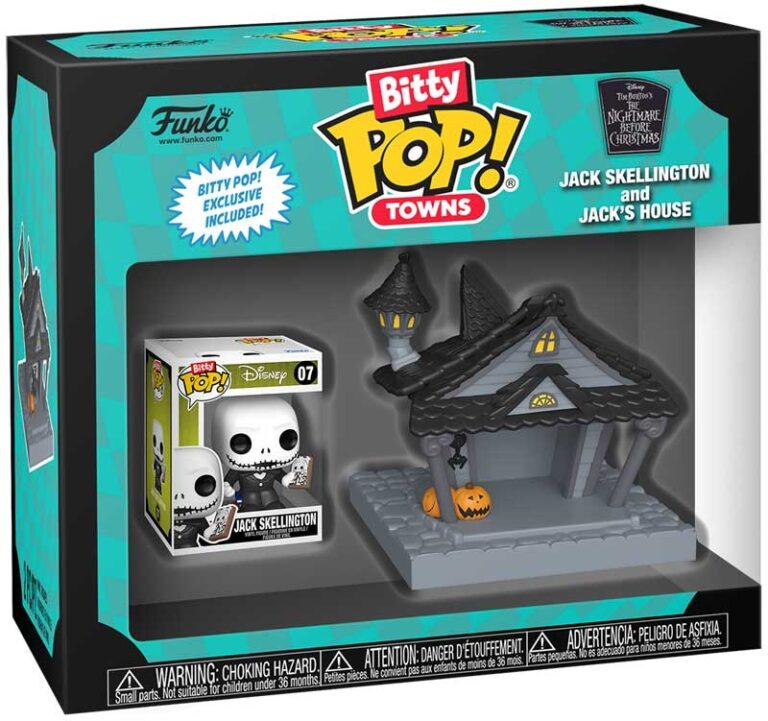 Zestaw figurka diorama Funko Bitty POP! Towns TNBC Jack Skellington House