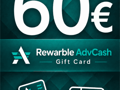 Rewarble AdvCash 60 euro Karta Prezentowa