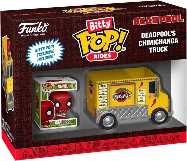 Zestaw Funko Bitty POP! Rides Deadpool Deadpool with Chimichanga Truck
