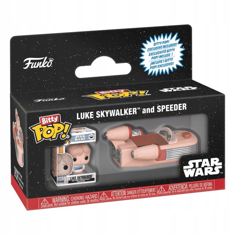 Zestaw Funko Bitty POP! Rides Star Wars Luke Skywalker and Speeder