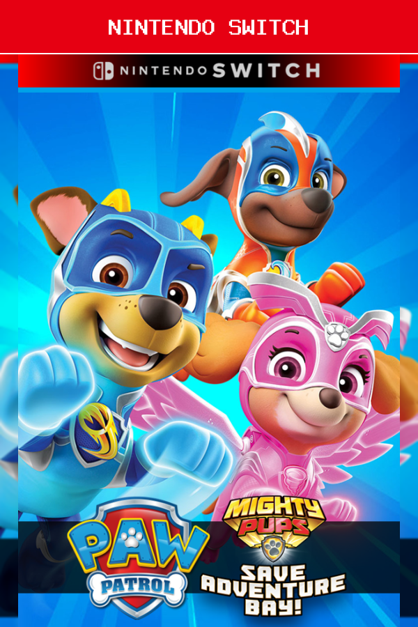 Okładka produktu PAW Patrol Mighty Pups Save Adventure Bay Nintendo Switch Klucz Cyfrowy - obrazek 1