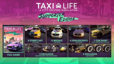 Taxi Life: A City Driving Simulator Supporter Edition PC Klucz Cyfrowy Steam - obrazek 2