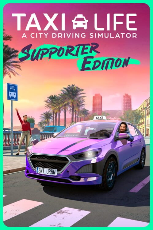 Okładka produktu Taxi Life: A City Driving Simulator Supporter Edition PC Klucz Cyfrowy Steam - obrazek 1