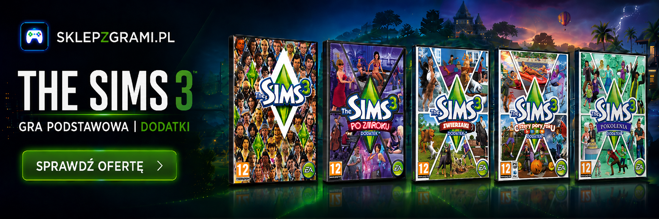 Zobacz gry z serii The Sims 3