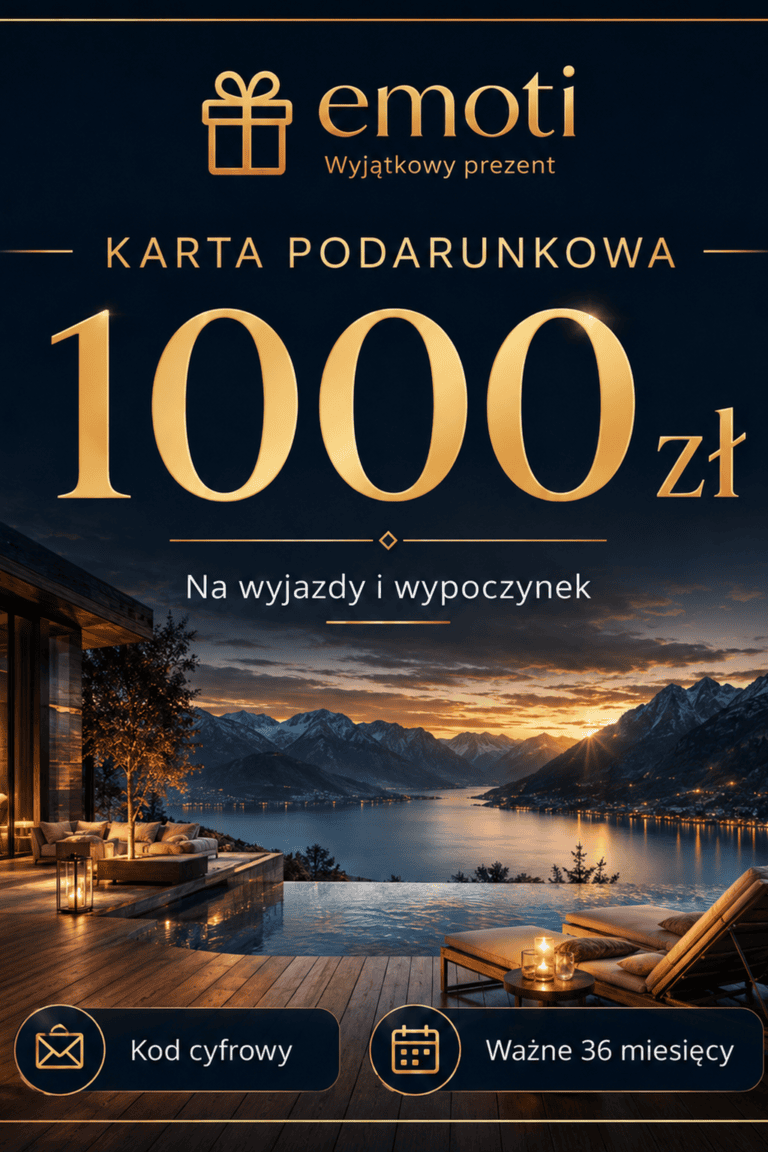 Emoti Karta Podarunkowa 1000 zł – Voucher Prezentowy Kod Cyfrowy