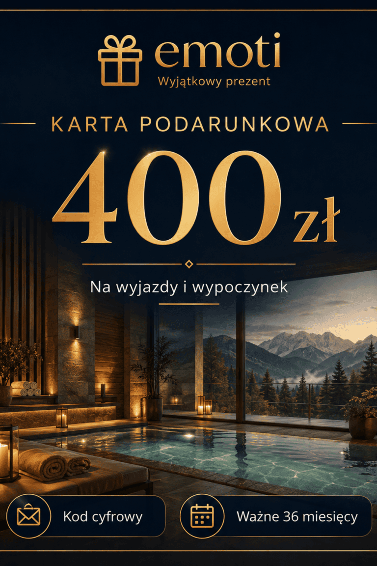 Emoti Karta Podarunkowa 400 zł – Voucher Prezentowy Kod Cyfrowy
