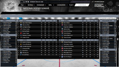 Franchise Hockey Manager 6 PC Klucz Cyfrowy Steam - obrazek 4