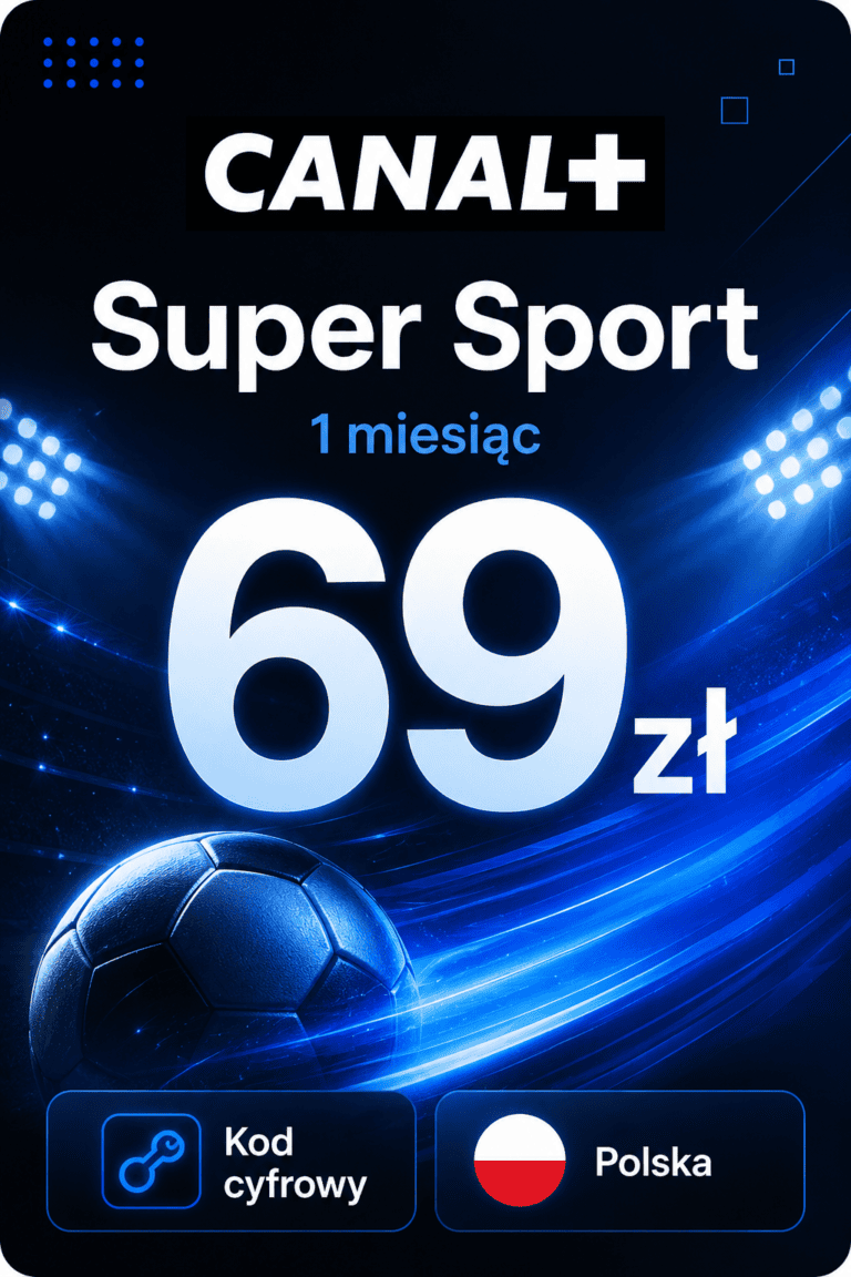 CANAL+ Super Sport 1 Miesiąc – Kod Cyfrowy