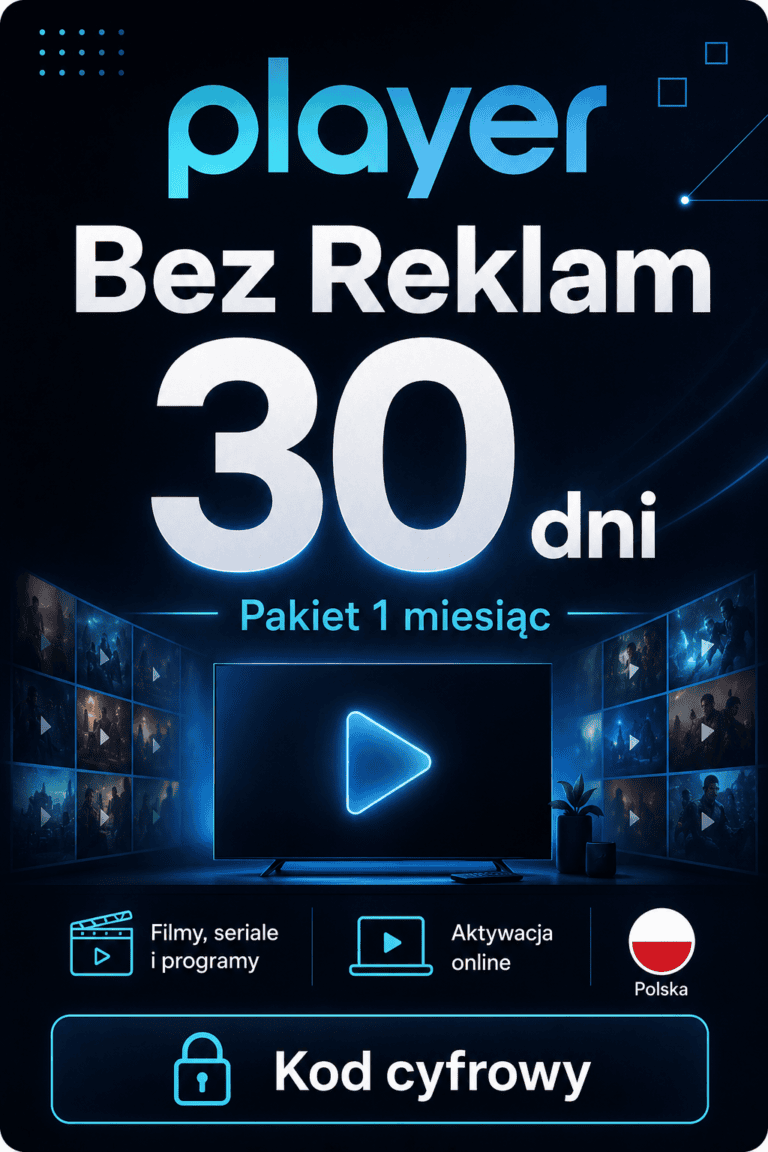 Player Bez Reklam 30 Dni – Pakiet 1 Miesiąc Kod Cyfrowy